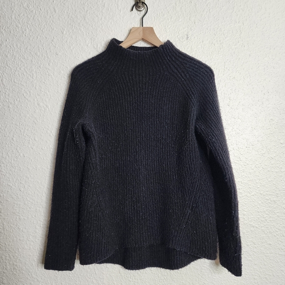 Madewell Sweaters - Madewell Northfield Mockneck Pullover Sweater in Black H3339 Women's Size Small